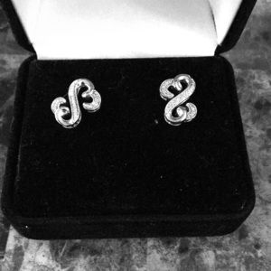 Open hearts earrings